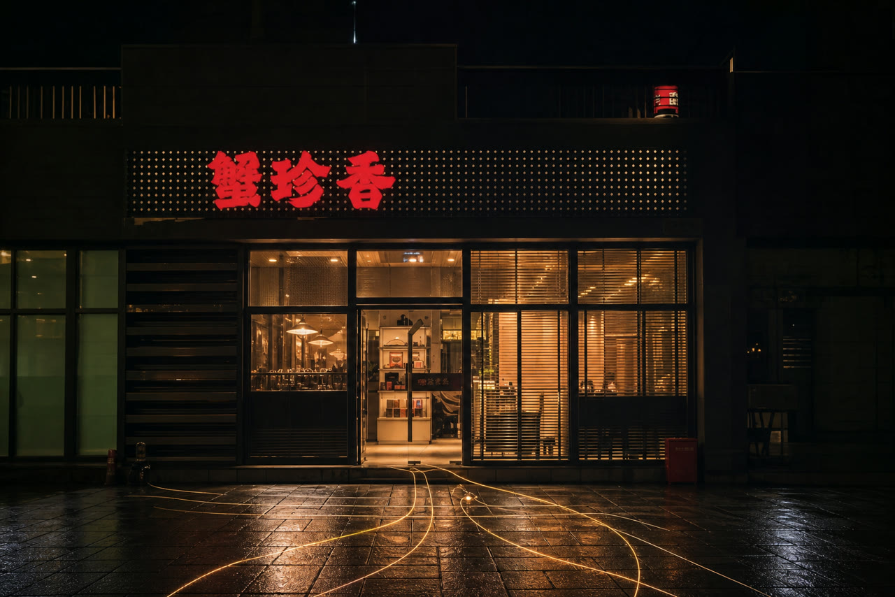 蟹珍香抵达场景